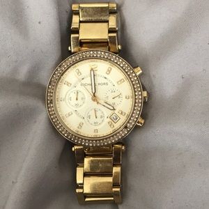 Michael Kors parker Gold-Tone Watch